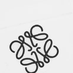 Loewe Anagram Chest Logo White T Shirt< T-shirts