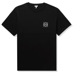 Loewe Anagram Chest Logo Black T Shirt< T-shirts