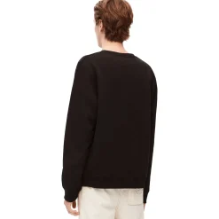 Loewe Anagram Cotton Black Sweatshirt< Sweatshirts & Hoodies