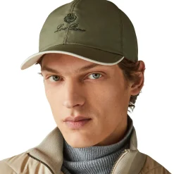 Loro Piana Microfibre Storm System Midnight Garden Ivory Baseball Cap< Hats & Caps