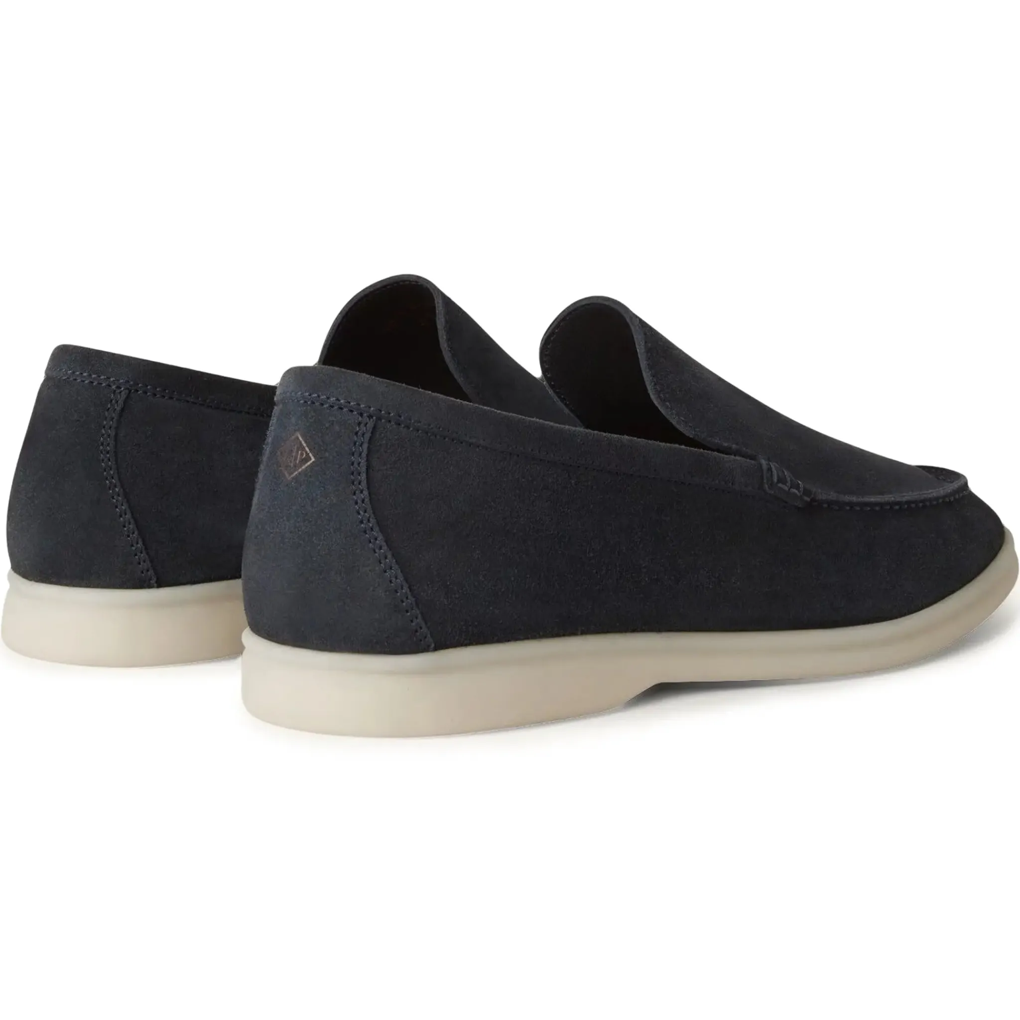Loro Piana Summer Walk Suede Classic Blue Loafers< Designer Trainers