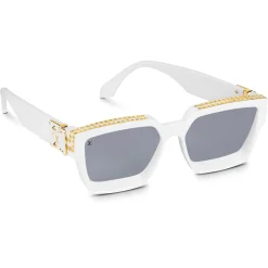Louis Vuitton 1.1 Millionaires White Gold Sunglasses< Sunglasses