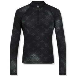 Louis Vuitton 2054 Technical Half Zip Long-Sleeved Top< T-shirts