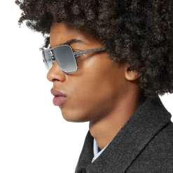 Louis Vuitton Attitude Silver Sunglasses< Sunglasses