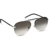 Louis Vuitton Clockwise Canvas Grey Sunglasses< Sunglasses