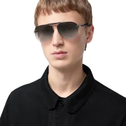 Louis Vuitton Clockwise Canvas Grey Sunglasses< Sunglasses