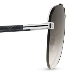 Louis Vuitton Clockwise Canvas Grey Sunglasses< Sunglasses