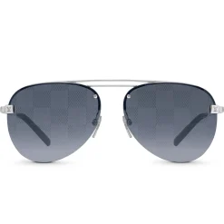 Louis Vuitton Clockwise Damier Black Sunglasses< Sunglasses