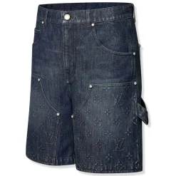 Louis Vuitton Denim Workwear Shorts< Shorts