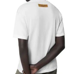 Louis Vuitton Flower Cotton Short-Sleeved Crewneck White T Shirt< T-shirts