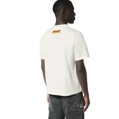 Louis Vuitton LV Birds Printed Cotton T Shirt White< T-shirts