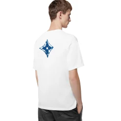 Louis Vuitton LV Ice Milk White Crewneck T Shirt< T-shirts