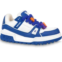 Louis Vuitton LV Maxi Trainer Blue Sneaker< Designer Trainers
