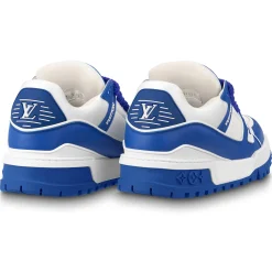 Louis Vuitton LV Maxi Trainer Blue Sneaker< Designer Trainers