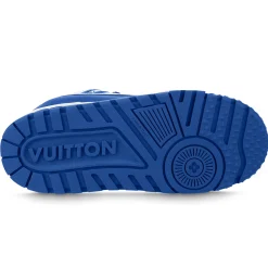Louis Vuitton LV Maxi Trainer Blue Sneaker< Designer Trainers