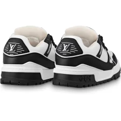 Louis Vuitton LV Maxi Trainer Black Sneaker< Black Trainers|Designer Trainers