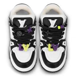 Louis Vuitton LV Maxi Trainer Black Sneaker< Black Trainers|Designer Trainers