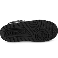 Louis Vuitton LV Maxi Trainer Black Sneaker< Black Trainers|Designer Trainers