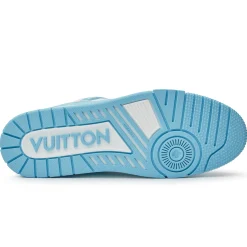 Louis Vuitton LV Monogram White Sky Blue Sneaker< Designer Trainers