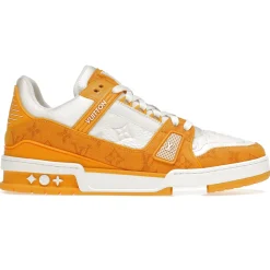 Louis Vuitton LV Monogram Yellow Denim Sneaker< Designer Trainers
