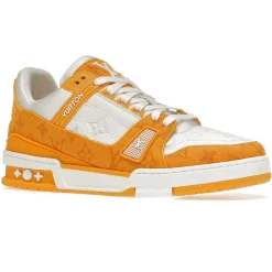 Louis Vuitton LV Monogram Yellow Denim Sneaker< Designer Trainers