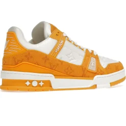 Louis Vuitton LV Monogram Yellow Denim Sneaker< Designer Trainers