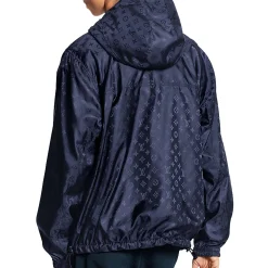 Louis Vuitton LV Monogram Reversible Navy Windbreaker< Coats & Jackets