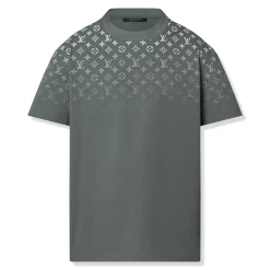 Louis Vuitton LV Monogram Gradient Cotton Grey T Shirt< T-shirts
