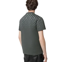 Louis Vuitton LV Monogram Gradient Cotton Grey T Shirt< T-shirts