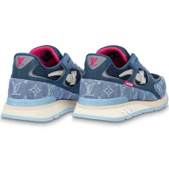 Louis Vuitton LV Run Away Blue Sneaker< Designer Trainers