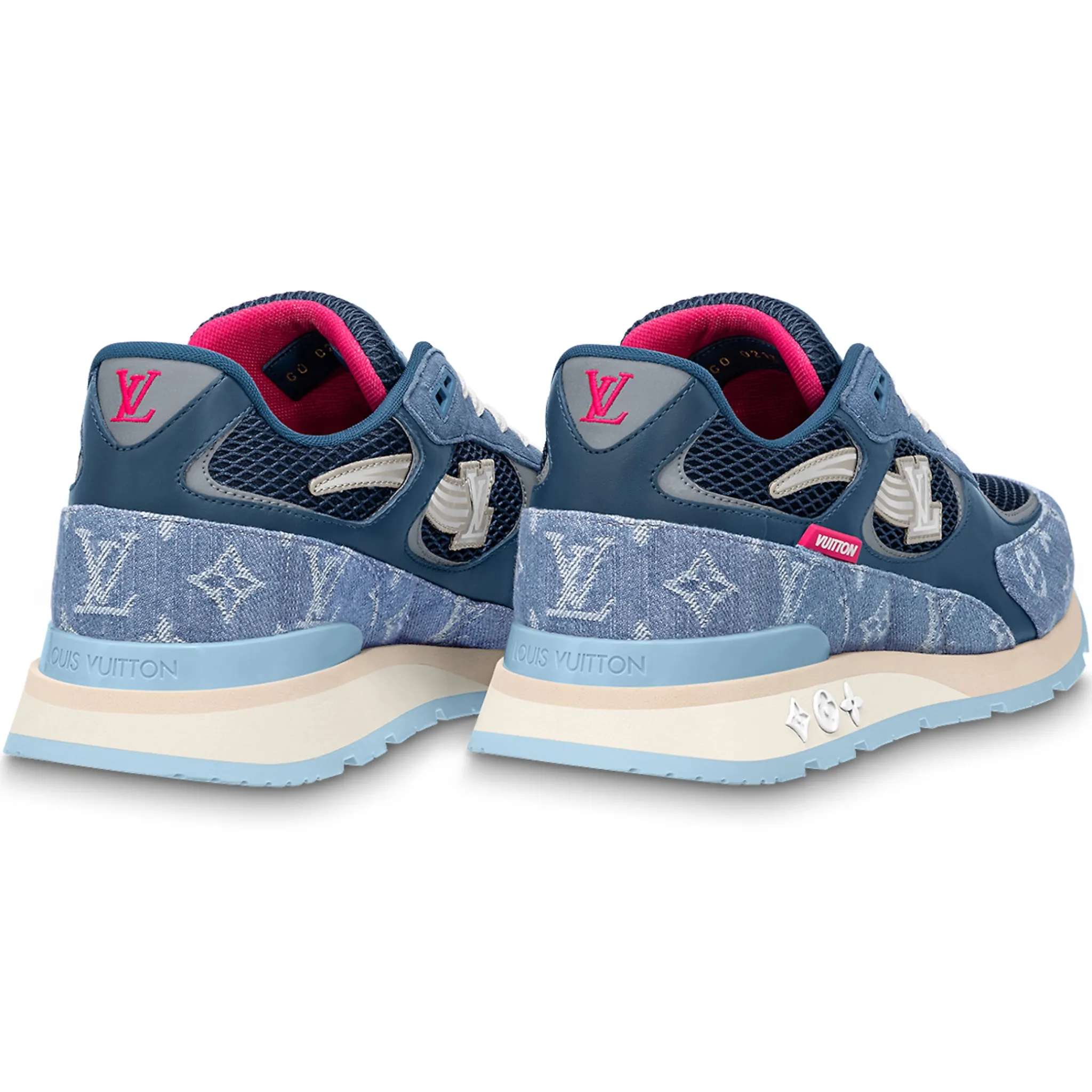 Louis Vuitton LV Run Away Blue Sneaker< Designer Trainers
