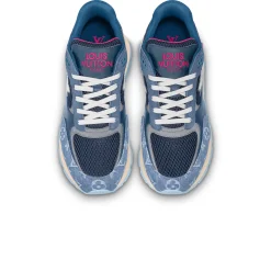 Louis Vuitton LV Run Away Blue Sneaker< Designer Trainers
