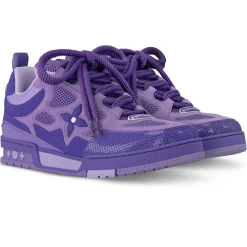 Louis Vuitton LV Skate Monogram Trainer Purple Sneaker< Designer Trainers