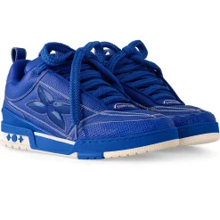 Louis Vuitton LV Skate Trainer Blue Sneaker< Designer Trainers