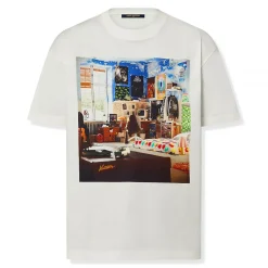 Louis Vuitton LV Teen Bedroom White T Shirt< T-shirts