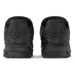Louis Vuitton LV Trainer Black Monogram Sneaker< Designer Trainers