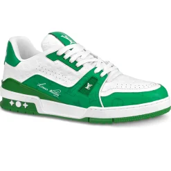Louis Vuitton LV Trainer '54' White Green Sneaker< Designer Trainers