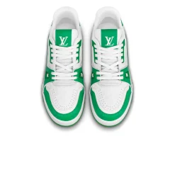 Louis Vuitton LV Trainer '54' White Green Sneaker< Designer Trainers