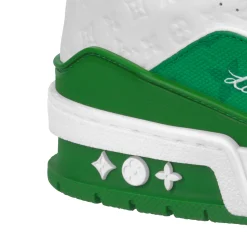 Louis Vuitton LV Trainer '54' White Green Sneaker< Designer Trainers