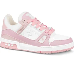 Louis Vuitton LV Trainer Rose Sneaker< Designer Trainers