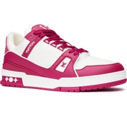 Louis Vuitton LV Trainer Fuchsia Sneaker< Designer Trainers
