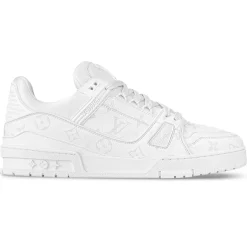 Louis Vuitton LV Trainer White Monogram Sneaker< White Trainers|Designer Trainers