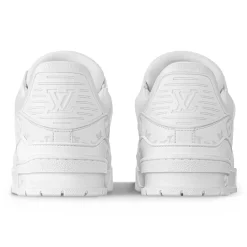 Louis Vuitton LV Trainer White Monogram Sneaker< White Trainers|Designer Trainers