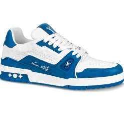 Louis Vuitton LV Trainer '54' White Blue Sneaker< Designer Trainers