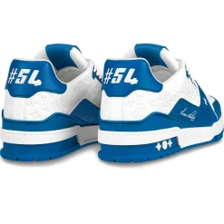 Louis Vuitton LV Trainer '54' White Blue Sneaker< Designer Trainers