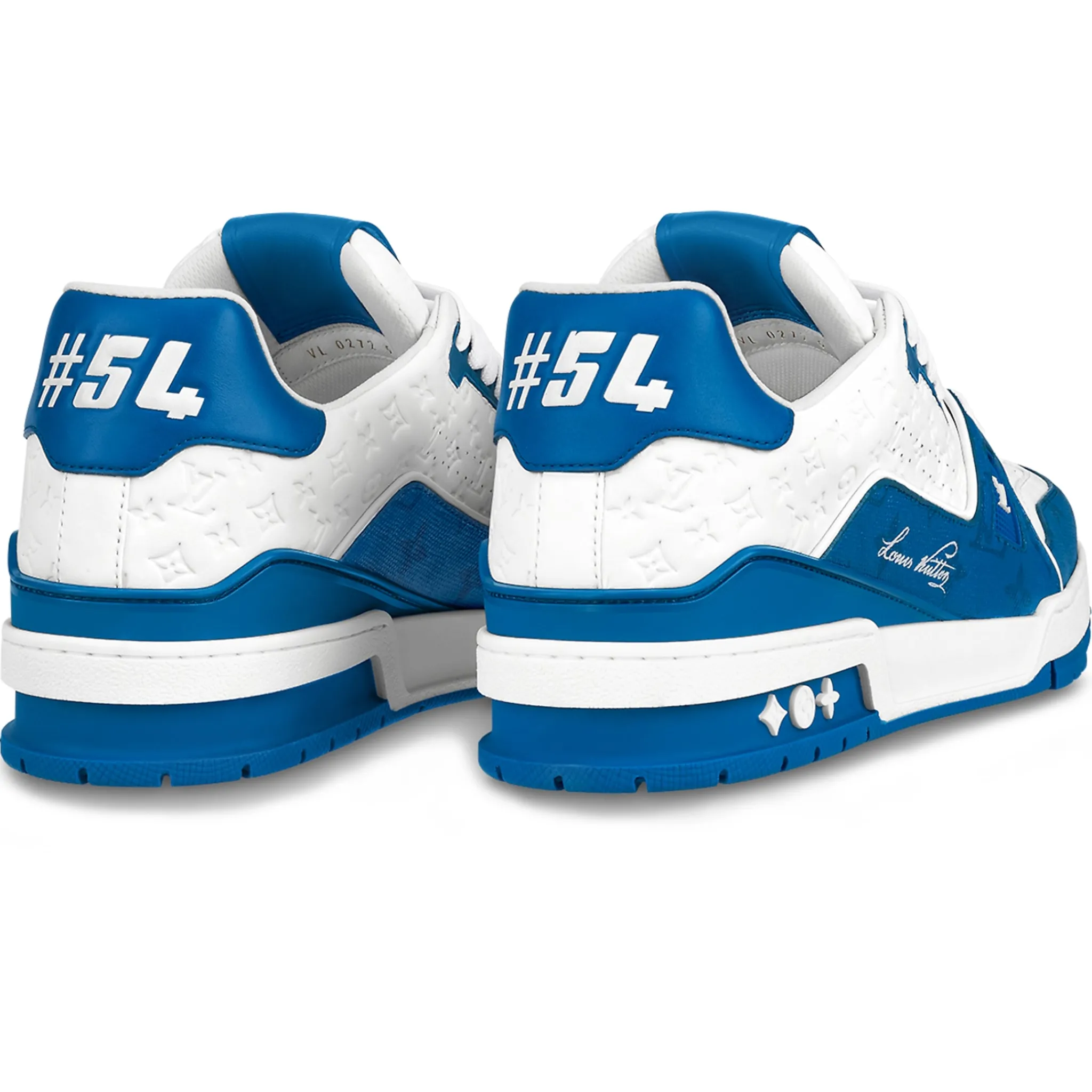Louis Vuitton LV Trainer '54' White Blue Sneaker< Designer Trainers