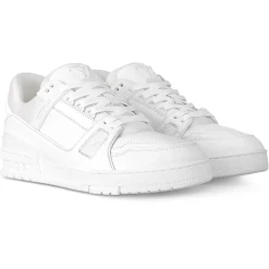 Louis Vuitton LV White Sneaker< Designer Trainers|White Trainers
