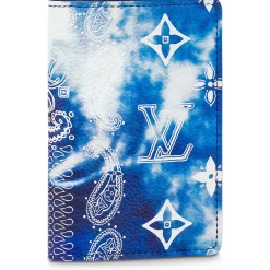 Louis Vuitton Monogram Bandana Blue Pocket Organiser< Wallets & Card Holders