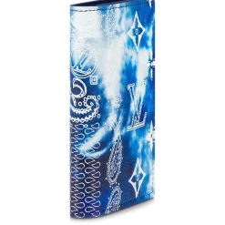Louis Vuitton Monogram Bandana Blue Pocket Organiser< Wallets & Card Holders