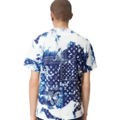 Louis Vuitton Monogram Bandana Blue T Shirt< T-shirts